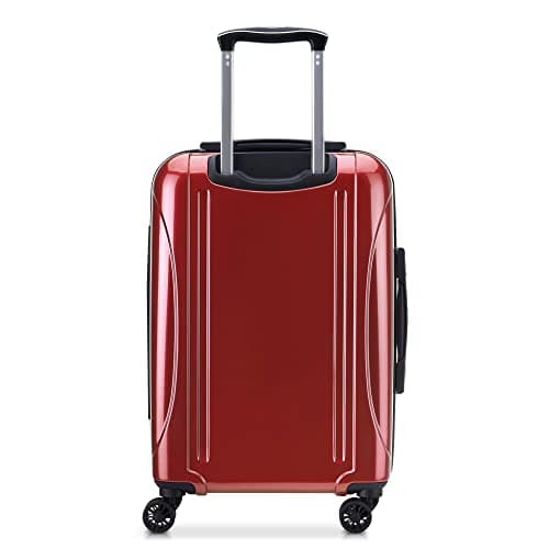 DELSEY PARIS Helium Aero Hardside Expandable Luggage with Spinner Wheels, Brick Red, Carry-On Plus 21 Inch 8