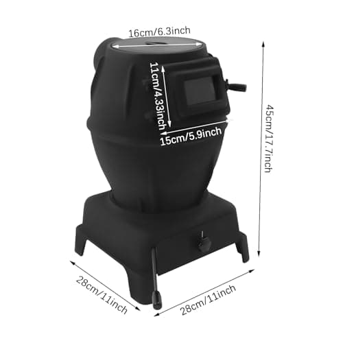 Wood-Burning Heating Stove, Thickened Cast Iron Rural Heating Stove with View Window & Chimney Pipes, Heating and Cooking Stove Smokeless Cooker for Indoor & Outdoor, Tent, Villa, Fishing (L) 6