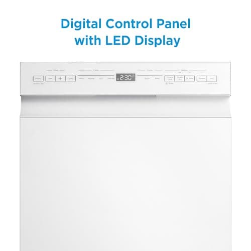 Midea MDF18A1AWW Built-in Dishwasher with 8 Place Settings, 6 Washing Programs, Stainless Steel Tub, Heated Dry, Energy Star, White 5