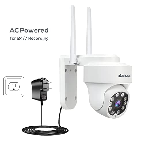Kittyhok PTZ Security Camera Wireless Outdoor | 2K FHD Wireless Cameras for Home Security with 360 Viewing, Auto Tracking, Spotilght Color Night Vision, Human Detection, Up to 256GB microSD Card 6