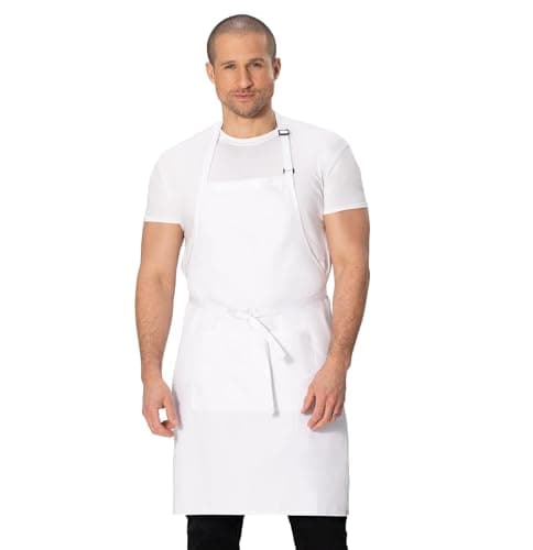 Chef Works Unisex Butcher Apron, White, One Size