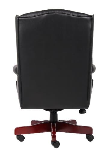 Boss Office Products Wingback Traditional Chair in Black, High-Back (B800-BK) 6