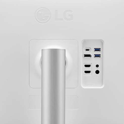 LG 27UP850K-W 27-inch Ultrafine 4K UHD (3840 x 2160) IPS Computer Monitor, 60Hz, 5ms, DisplayHDR 400, Built-in Speaker, HDMI, DisplayPort, USB Type-C 90W PD, Tilt/Height/Pivot Adjustable Stand, White 9