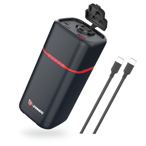 G-POWER 20000mAh/74Wh Power Bank with AC Outlet for Laptop,80W(Peak 100W) Laptop Charger,Smartphone Power Bank, 30W Type-C/USB-A Ports,Fast Charging Lightweight Portable Power Station for Home/Travel