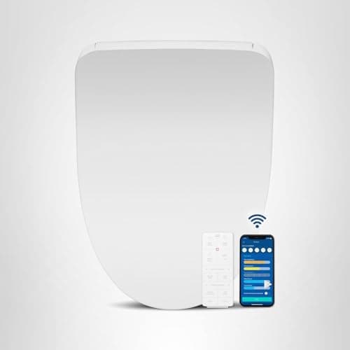 Bio Bidet BB1200 Elongated Smart Bidet, Warm Water Wash, Heated Seat & Dryer, App & Remote Control 12