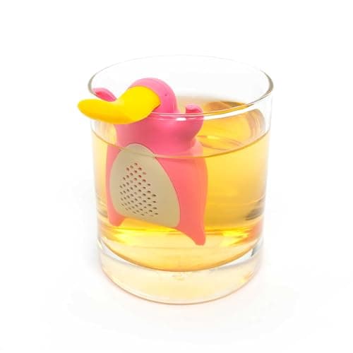 Tea Infuser for Loose Leaf Tea-leaves - ParTea Pack Silicone Strainer Animals, A Fun and Ideal Gift for Friends, and Family, 5-Pack Loose Leaf Steeper Set in Soft Multi-Color Designs 9