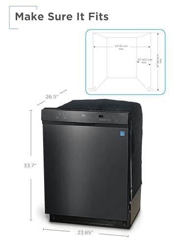 BLACK+DECKER 24" Built-In Dishwasher, 12-Place Setting Capacity with Stainless Steel Tub, Dish Washer with 6 Wash Programs, Low Noise, ENERGY STAR Certified, BDW200MB, Black 8