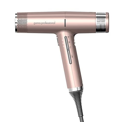 IQ2 | IQ Perfetto | Professional Hair Dryer | by Ga.Ma Italy | 2022 Update | Auto Standby | Turbo 120.000 RPM | Rose Gold