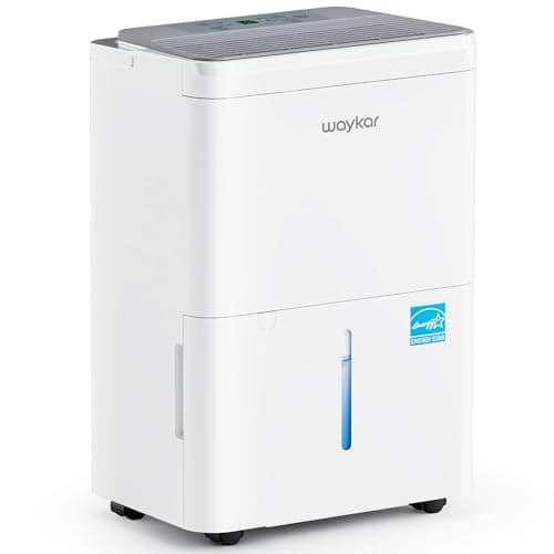 Waykar 2000 Sq. Ft. Energy Star 2025 Dehumidifier for Basement & Home, Adjusts from 15% RH With Drain Hose, Ultra Quiet 35 dB for Bedroom & Bathroom
