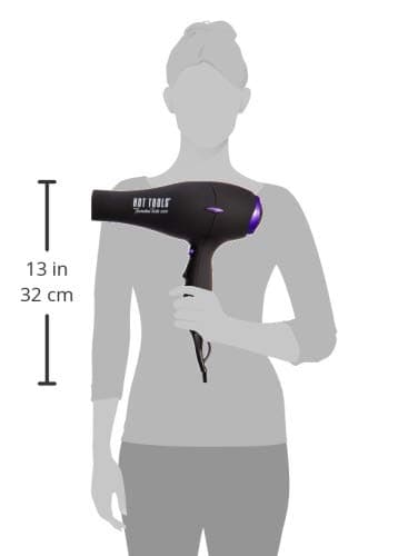 HOT TOOLS Pro Artist Tourmaline 2000 Turbo Hair Dryer | Lightweight with Quiet Blowout Results 7