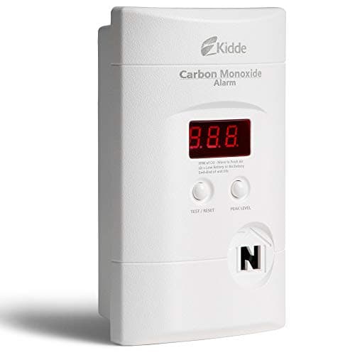 Kidde Carbon Monoxide Detector, Plug In Wall with 9-Volt Battery Backup, Digital LED Display 14