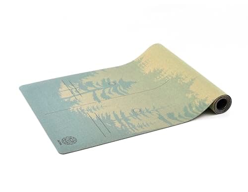 Satori Concept Cork Yoga Mat with Natural Rubber Base, Extra Size, Thickness and Support, Excellent Cushion & Grip, Non-Slip, Non-Toxic, Sweat-Resistant, Sustainable, Eco-friendly Excercise Mat (CYM_Mountain) 2