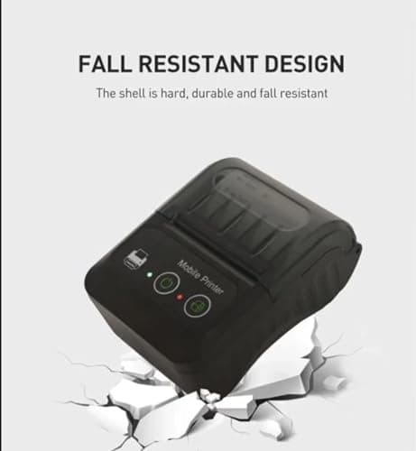 GZGYNADAST is NOT Compatible with iPhone iOS/IPAD/MAC,ONLY FIT Android/Windows,Bluetooth Thermal Receipt Printer 58mm,Wireless Portable mini Pocket Invoice Bill Ticket pos Printer for Small Business 6