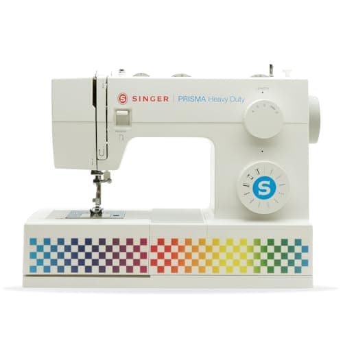 SINGER PRISMA Heavy Duty Sewing Machine With Accessory Kit | Bold Color Design, 50% More Power, 69 Stitch Applications, Full Metal Frame, High Speed, Quick Threading & Free Arm