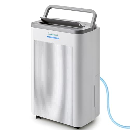 AIRCYAN 1500 Sq.Ft Dehumidifier, Max 32 Pint Quiet Dehumidifier for Bedroom with HEPA Filter Air Purifiers, Dehumidifiers for Basement with Drain Hose,Home,Bathroom,Auto Defrost,Smart Humidity Control