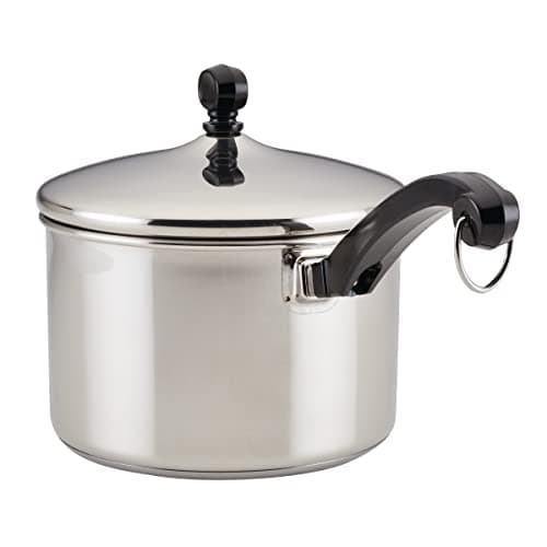 Farberware Classic Stainless Steel Sauce Pan/Saucepan with Lid, 3 Quart, Silver 9