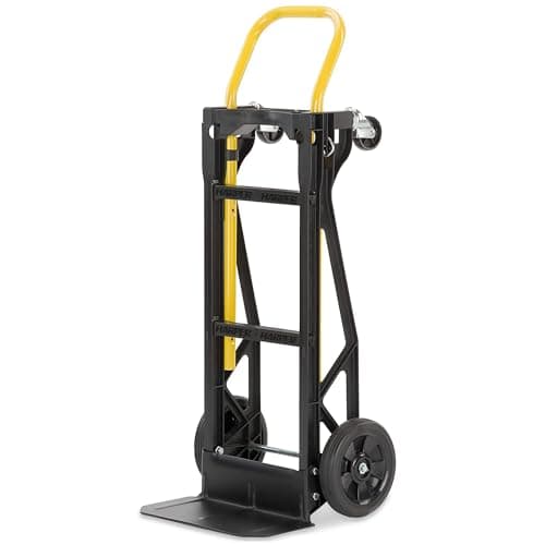 Harper Trucks Convertible Nylon Hand Truck w/ Stair Glides, 300lb Dolly & 400lb Cart Limit