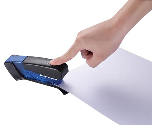 PaperPro Compact Classic Desktop Stapler, 15 Sheet Capacity, No Effort, Includes 105 Staples, One Finger, 80% Easier Stapling, Assorted (Colors May Vary) 6