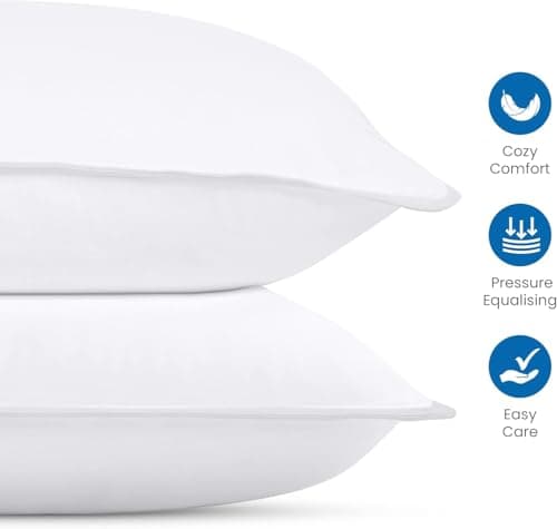 Utopia Bedding Bed Pillows for Sleeping (White), Queen Size Set of 4, Hotel Pillow, Cooling Pillows for Side, Back or Stomach Sleepers 7
