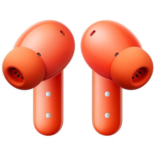 CMF Buds 2a Wireless Earbuds Active Noise Cancelling 42dB Hybrid ANC Bluetooth Headphones, 12.4mm Dynamic Driver for Big Bass, 4 Mics Clear Calls, Sport Ear Buds for iPhone, Android, Orange 13