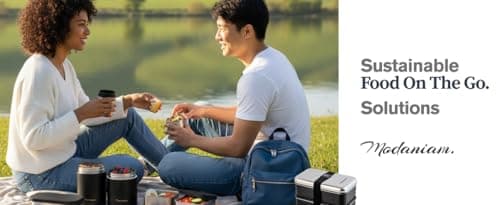 Modaniam Leak Proof Stainless Steel Bento Box, Stainless Steel Lunch Box For Adults, Metal Bento Box, Japanese Lunch Container, Large With Compartment, Korean Bentobox, Non Toxic, Microwave Safe 9