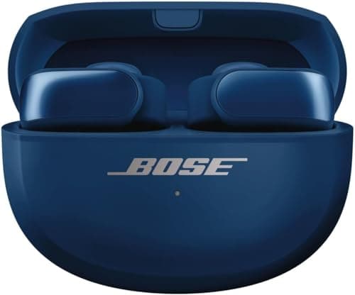 Bose Ultra Open Earbuds - Bluetooth Open Ear Earbuds with OpenAudio for Awareness, Clip-On Design for Comfort, Water Resistant, Up to 48 Hrs of Playtime, Lunar Blue - Limited Edition Color 7