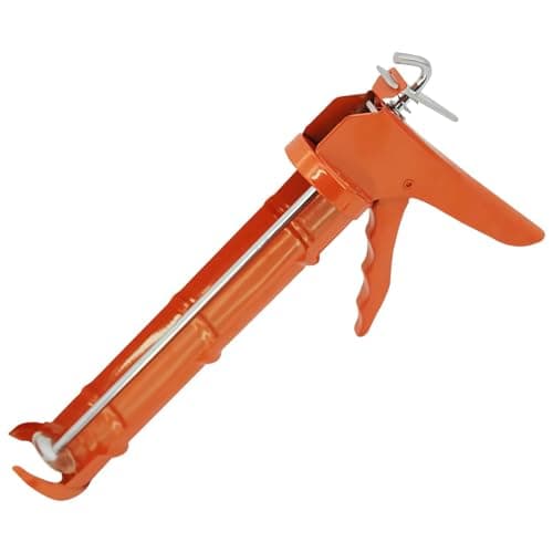Caulking Silicone Gun with 10:1 Thrust Ratio, No Drip Performance Hand Caulk Gun with Comfort Grip, Ideal for Acrylic, Latex and Silicone Caulk in Improvement Projects like Tiles, Window Joints