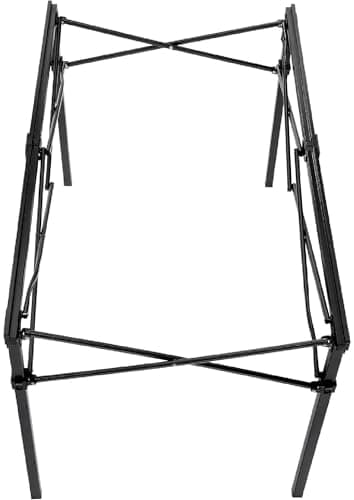 MOUNTAIN SUMMIT GEAR Heavy-Duty Roll-Top Table for Camping - Portable Aluminum-Top Folding Table with Steel Frame by Caddis Sports (Medium) 7