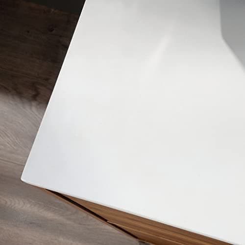 Sauder Tremont Row 2-Drawer Lateral File Cabinet with White Top, Sindoori Mango Finish 9