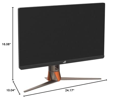ASUS ROG Swift 360Hz 27” 1440P HDR Gaming Monitor (PG27AQN) - QHD (2560 x 1440), Fast IPS, 1ms, G-SYNC, Eye Care, HDMI, DisplayPort, USB, Ergonomic Design, VESA Wall Mountable, HDR10, DisplayHDR600 9