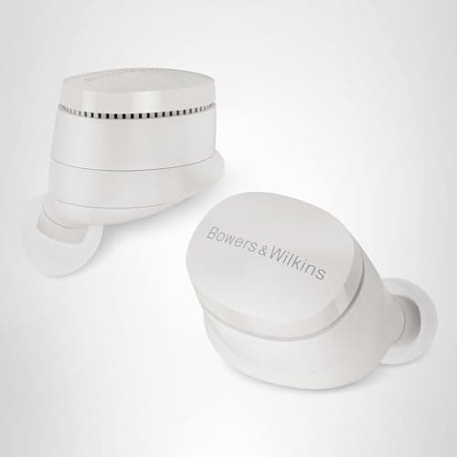 Bowers & Wilkins Pi6 Wireless Earbuds-Cloud Grey, in-Ear Wireless Bluetooth Earphones with aptX Adaptive & 12mm Drivers, Bespoke Active Noise Cancelling Earbuds, 3 Built-in Mics, 15-Min Quick Charging 9