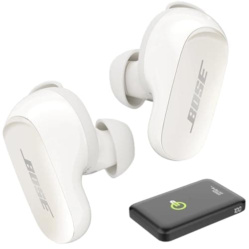 Bose QuietComfort Ultra Wireless Noise Cancelling Earbuds, Bluetooth Noise Cancelling Earbuds with Spatial Audio and World-Class Noise Cancellation with Green Extreme Charger (Diamond 60th Edition)