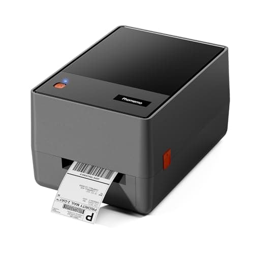 Phomemo T310-BT Thermal Transfer Printer, Bluetooth Thermal Printer 300 DPI Print Width 4 Inches, Shipping Label Printer for Barcode, Postage, Shipping Label, Compatible with Phone & PC
