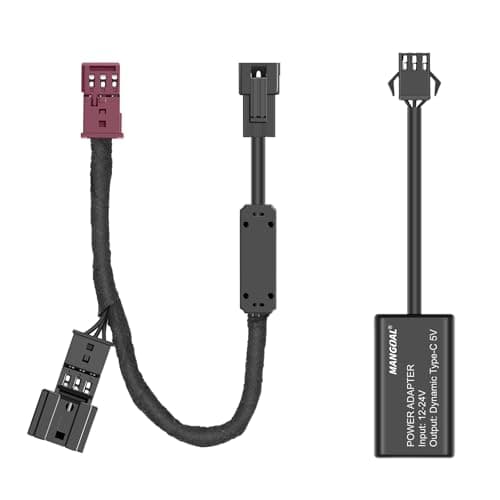 mangoal Dash Cam Power Adapter for BMW with 3-Pin Rain Sensor – Hidden Cable Kit for GPS Radar Mirror Camera, Plug & Play Only Fits for Vehicles with 3-Pin Rain Sensor Connector