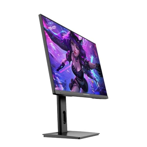 Viewedge 27 inch Gaming Monitor QHD (2560x1440p) 240Hz Computer Monitor, 1ms HDR10 IPS DisplayPort HDMI 2K Vertical Monitor, Wall Mountable Built-in Speakers 8