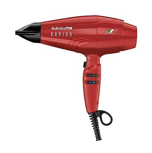 BaBylissPRO Rapido Hair Dryer - Red