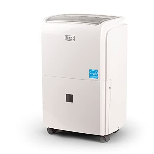BLACK+DECKER BDT50PWTB 50 Pint Energy Star Portable Dehumidifier with Built-in Pump, 4,500 Sq. Ft.w, White