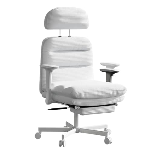 GXJ Criss Cross Chair Swivel Cross Legged Office Chair, Beige