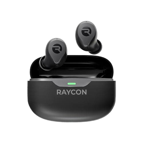 Raycon Everyday Earbuds Plus - Bluetooth True Wireless in-Ear Buds with 32 Hours Playtime, Multipoint Technology, Extreme Comfort, and Active Noise Cancellation (Carbon Black)