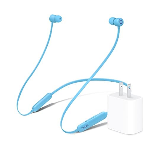 Beats Flex with Apple 20W USB-C Power Adapter - Flame Blue