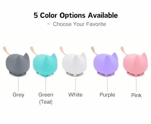 gingo Portable Bluetooth Speaker, Mini Wireless Speakers with Clarity Stereo Audio, MP3 Player,Super Bass,TWS Pairing,40H Playtime,BT5.3,Powerful Rich Room-Filling Sound, Cute Pet Speaker (Grey) 9