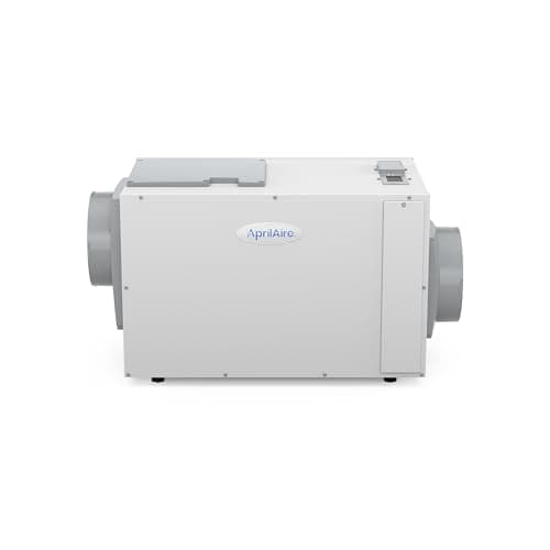 AprilAire E130 Pro 130-Pint Whole-House Dehumidifier + Model 76 Wall Mount Control, Commercial-Grade Whole-Home Dehumidifier for Basement, Crawlspace, or House up to 7,200 sq. ft. 17