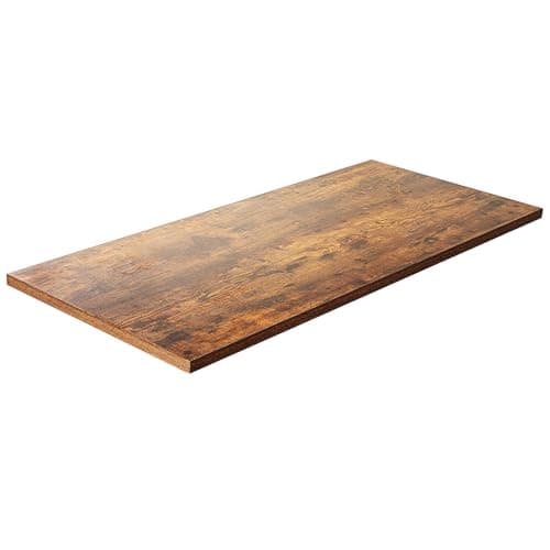 TOPSKY One-Piece Table Top for Electric Standing Desk Adjustable Desk (Rustic Brown, 54"x23.4"x1.2")