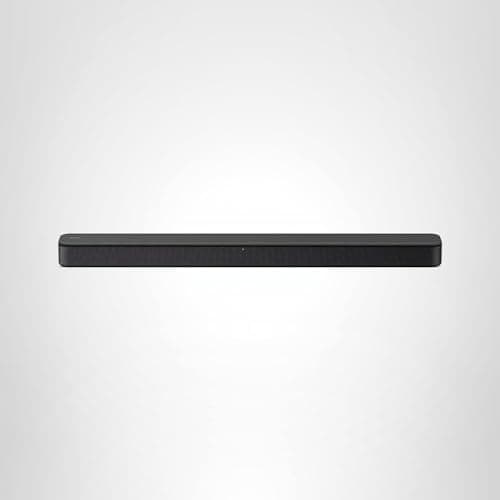 Sony S100F 2.0ch Soundbar with Bass Reflex Speaker, Integrated Tweeter and Bluetooth, (HTS100F), easy setup, compact, home office use with clear sound black 12