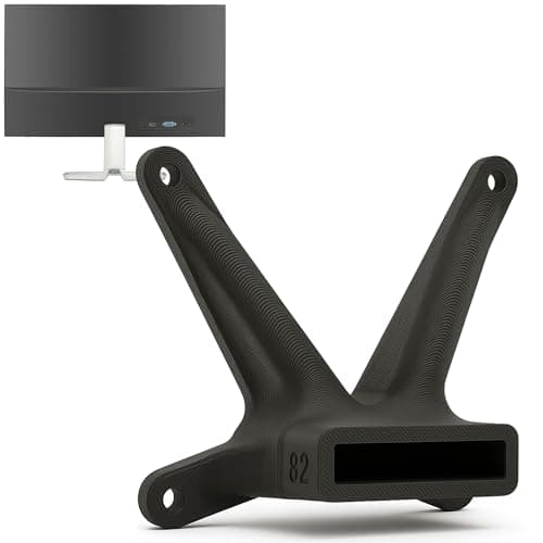 3IDEE VESA Mount Adapter Compatible with HP Monitors (22f, 22es, 22ea, 24f, 24es, 24er, 24ea, 27f, 27es, 27er, 27ea, U27 etc.) – 75x75mm HP Monitor Mount Adapter - Black