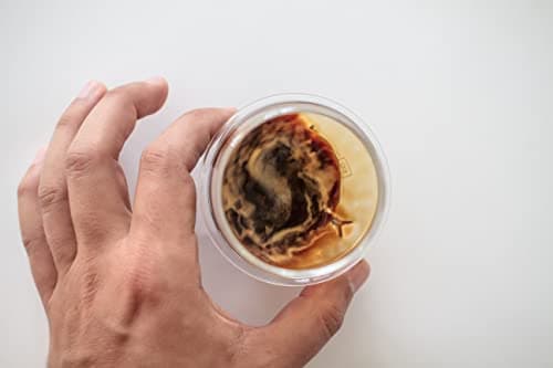 KRUVE Propel Espresso Cups, Handmade Double-Walled Glass Coffee Mugs, Clear 2.5 oz, Scientific Design for Better Tasting Coffee (Set of Two) - Unique Glass Coffee Cups with Headspace & Internal Fins 8