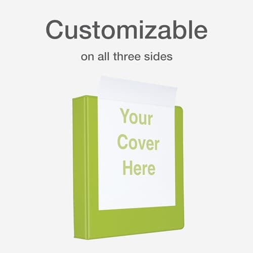 Oxford 3 Ring Binders, Binders for School and Office, 1.5 inch, Slant D Rings, 375 Sheet Capacity, ClearVue Presentation, Non-Stick, PVC-Free, Assorted Pastel Colors, 4-Pack (1002482) 6