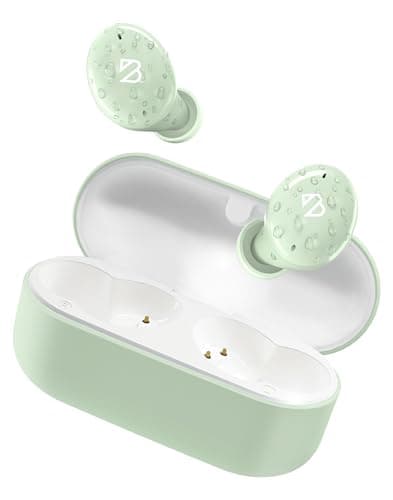 Back Bay Audio Tempo 30 Wireless Earbuds for Small Ears - Award-Winning Sound, Sweatproof Bluetooth Earbuds, Comfortable Ear Buds for Women, Green Earphones Small Ear Canals, Long Battery Headphones