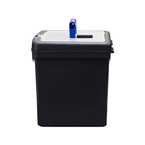 Storex File Storage Box with XL Storage Lid, Black/Blue, 2-Pack (61415C02C) 7
