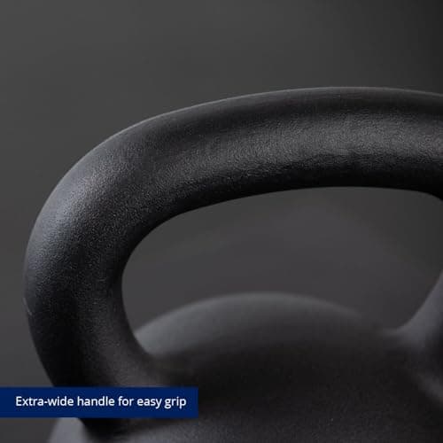 Titan Fitness 24 KG Cast Iron Kettlebell, Single Piece Casting, KG and LB Markings, Full Body Workout 5